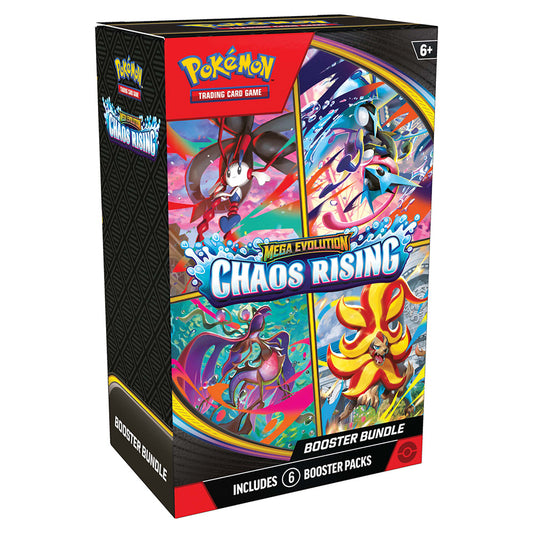 PREORDER - Pokemon TCG Mega Evolutions 4 Chaos Rising Booster Bundle