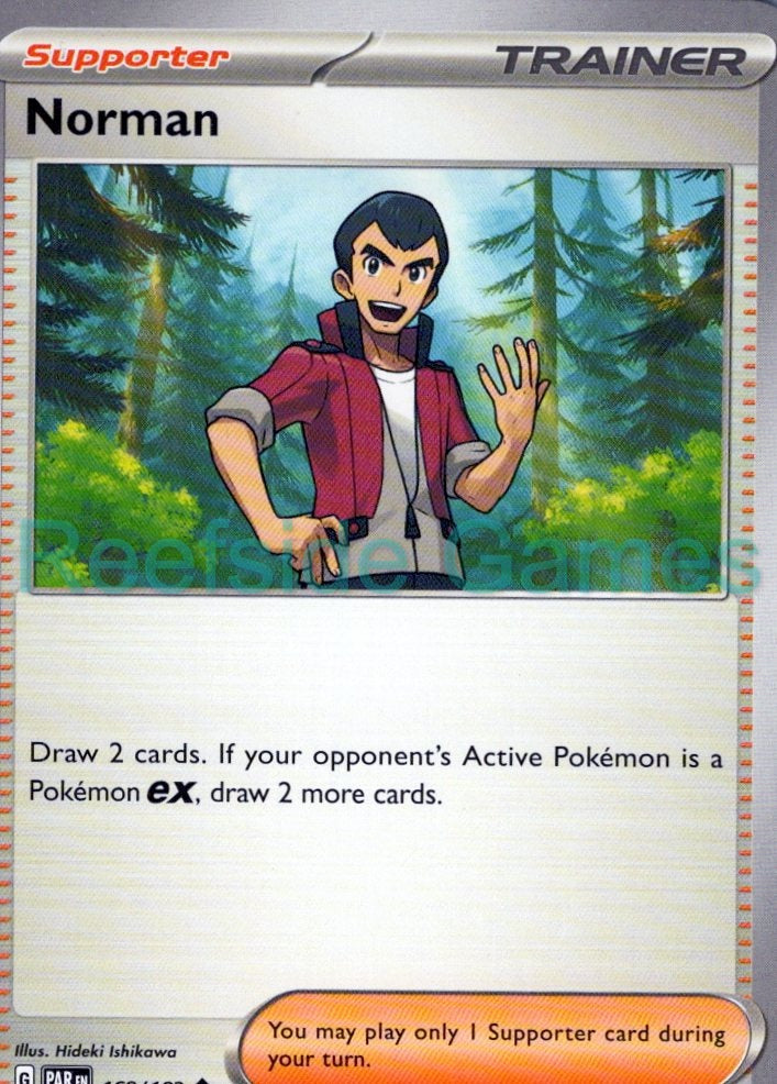 NORMAN 168/182 Uncommon Paradox Rift Pokemon Near Mint