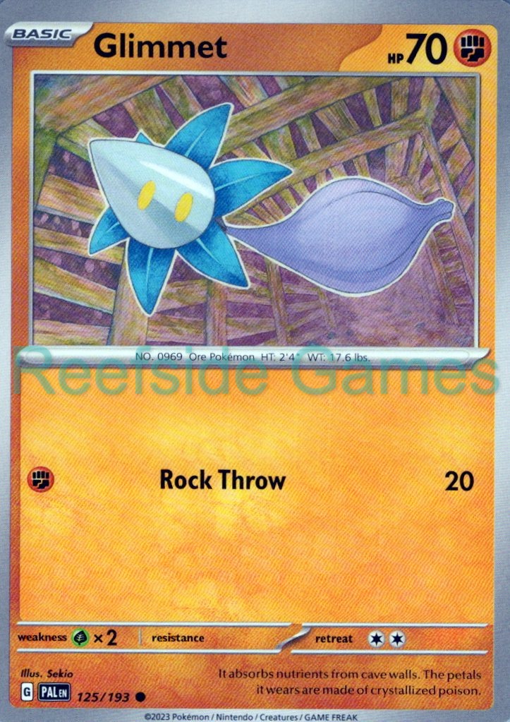 GLIMMET 125/193 Common Paldea Evolved Pokemon Near Mint