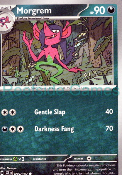 MORGREM 95/142 Common Stellar Crown Pokemon Near Mint