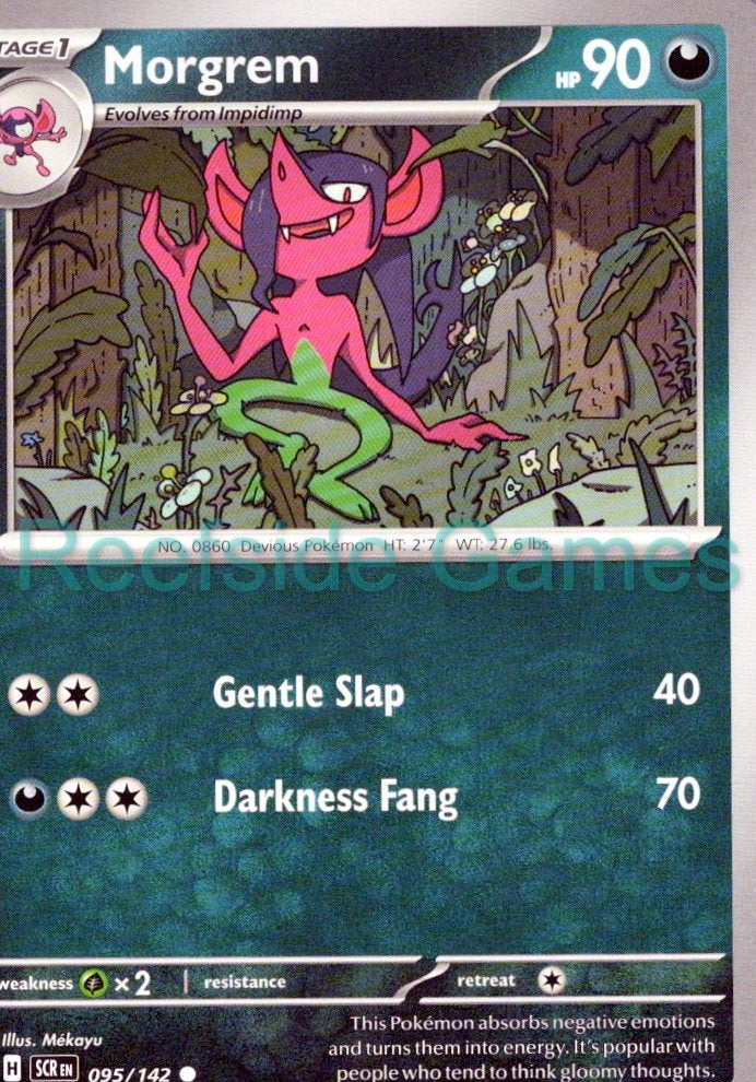 MORGREM 95/142 Common Stellar Crown Pokemon Near Mint