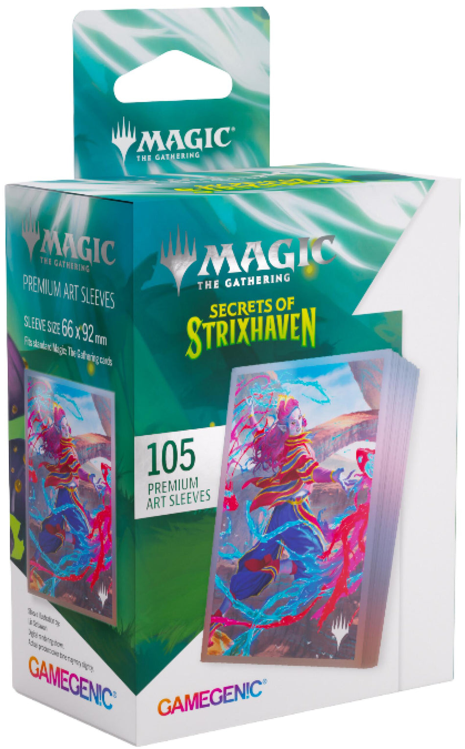 Gamegenic Magic The Gathering Secrets of Strixhaven Premium Art Sleeves - Rootha, Mastering the Moment