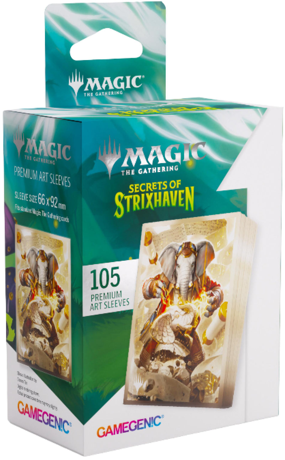Gamegenic Magic The Gathering Secrets of Strixhaven Premium Art Sleeves - Quintorius, History Chaser