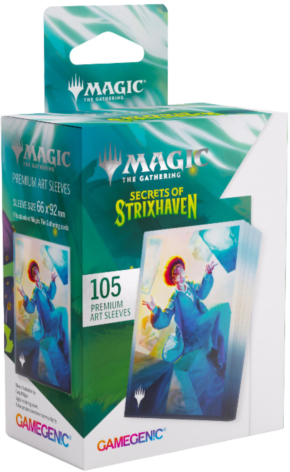 Gamegenic Magic The Gathering Secrets of Strixhaven Premium Art Sleeves - Zimone, Infinite Analyst