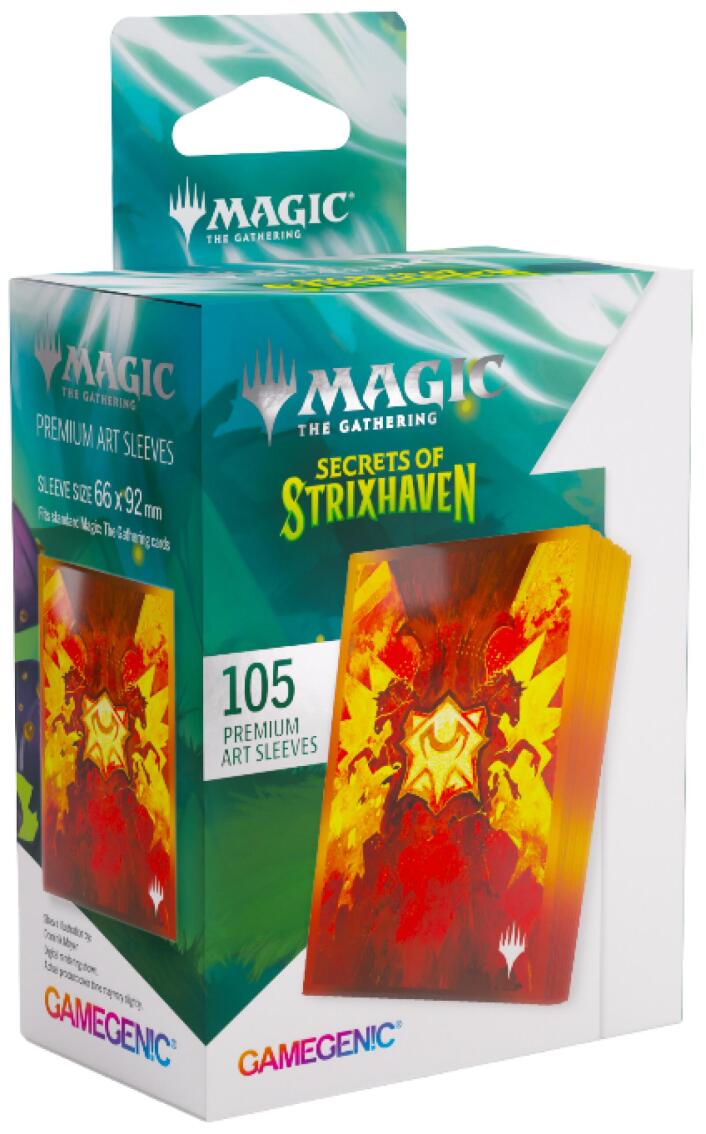 Gamegenic Magic The Gathering Secrets of Strixhaven Premium Art Sleeves - Lorehold