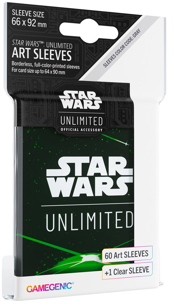 Star Wars: Unlimited Art Sleeves - Card Back Green