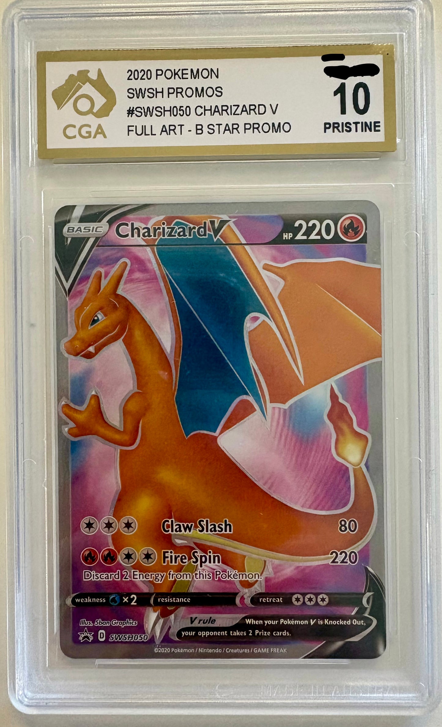 CGA - SWSH Charizard Promo - 10 Pristine