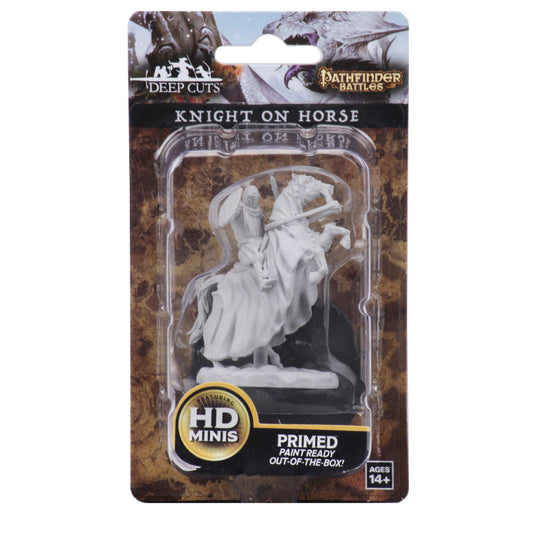Pathfinder Battles Deep Cuts Unpainted Miniatures: Knight on Horse