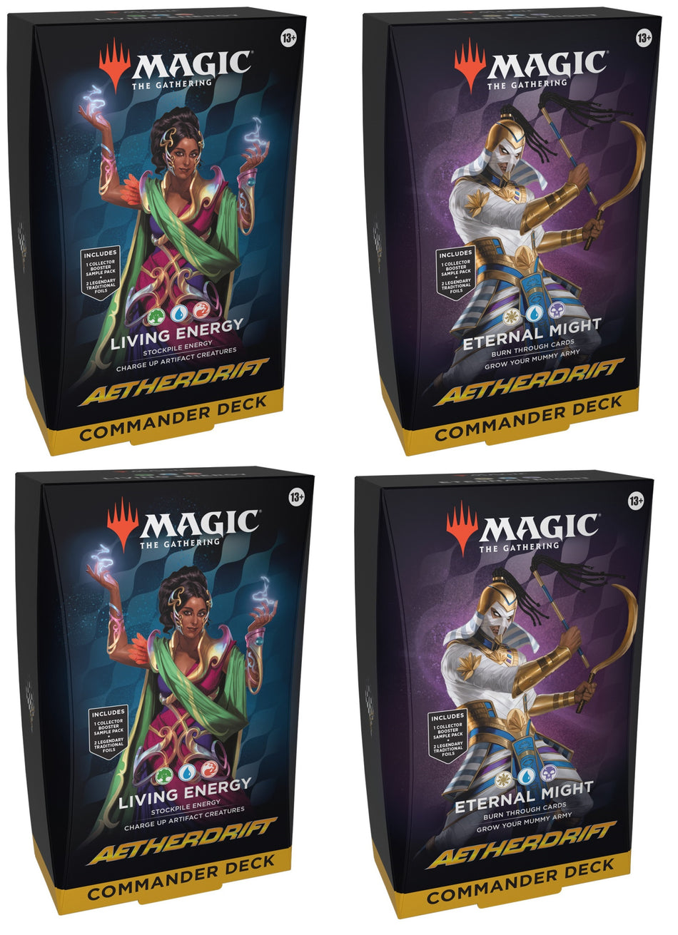 Magic the Gathering Aetherdrift Commander Decks