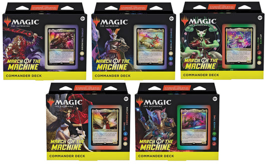 Magic the Gathering March of the Machine Commander Decks