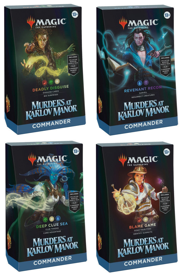 Magic the Gathering Murders at Karlov Manor Commander Decks