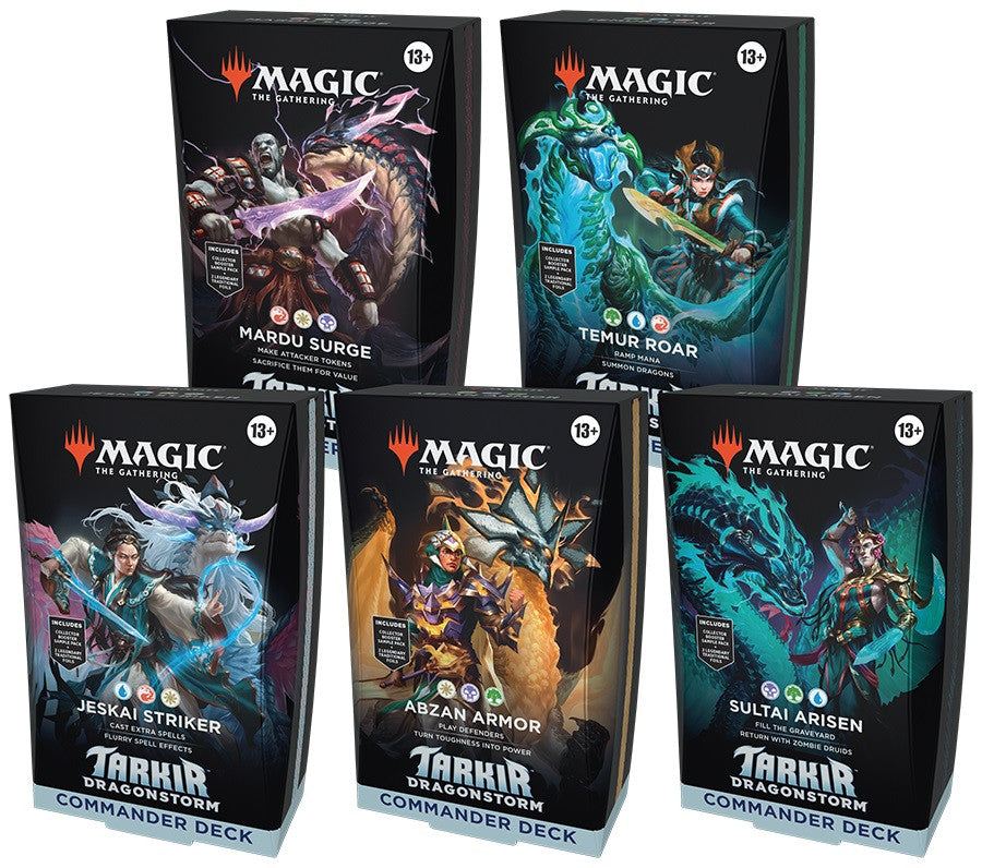 Magic the Gathering Tarkir Dragonstorm Commander Decks