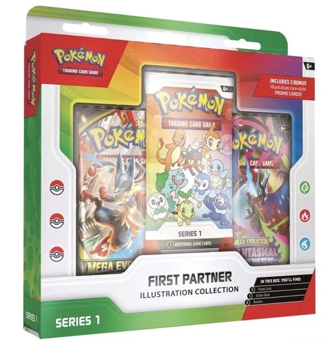 PREORDER - Pokemon TCG First Partner IIIustration Collection - Series 1