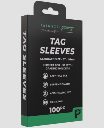 Palms Off Gaming - Tag Sleeves  - 100pc