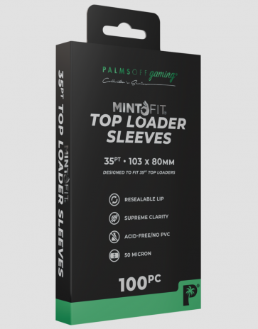 Palms Off Gaming - MintFit Top Loader Sleeves - 35pt