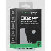 Palms Off Gaming - BLACKout Deck Sleeves - Standard - 100pc - Matte