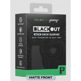 Palms Off Gaming - BLACKout Deck Sleeves - Standard - 100pc - Matte