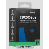 Palms Off Gaming - BLACKout Deck Sleeves - Standard - 100pc - Matte