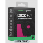 Palms Off Gaming - BLACKout Deck Sleeves - Standard - 100pc - Matte