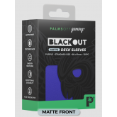 Palms Off Gaming - BLACKout Deck Sleeves - Standard - 100pc - Matte