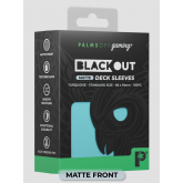 Palms Off Gaming - BLACKout Deck Sleeves - Standard - 100pc - Matte