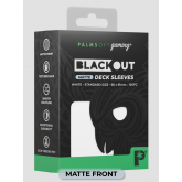 Palms Off Gaming - BLACKout Deck Sleeves - Standard - 100pc - Matte