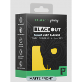 Palms Off Gaming - BLACKout Deck Sleeves - Standard - 100pc - Matte