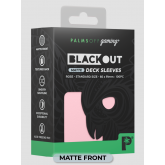 Palms Off Gaming - BLACKout Deck Sleeves - Standard - 100pc - Matte