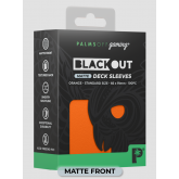 Palms Off Gaming - BLACKout Deck Sleeves - Standard - 100pc - Matte