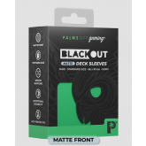 Palms Off Gaming - BLACKout Deck Sleeves - Standard - 100pc - Matte