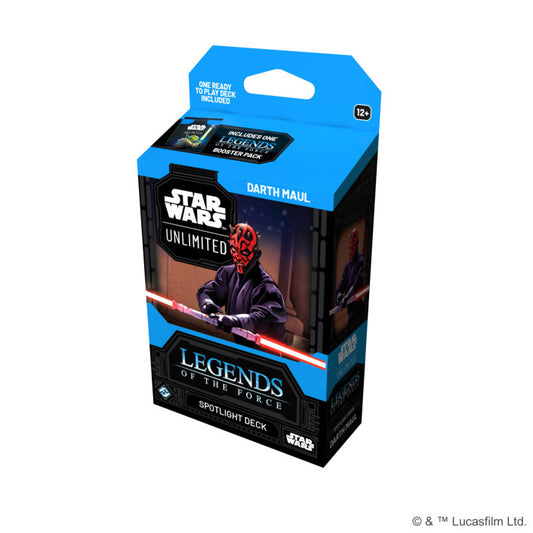 Star Wars Unlimited - Legends of the Force Spotlight Deck Display - Darth Maul